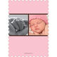 Pink Icon Photo Birth Announcements Image 2 of 5